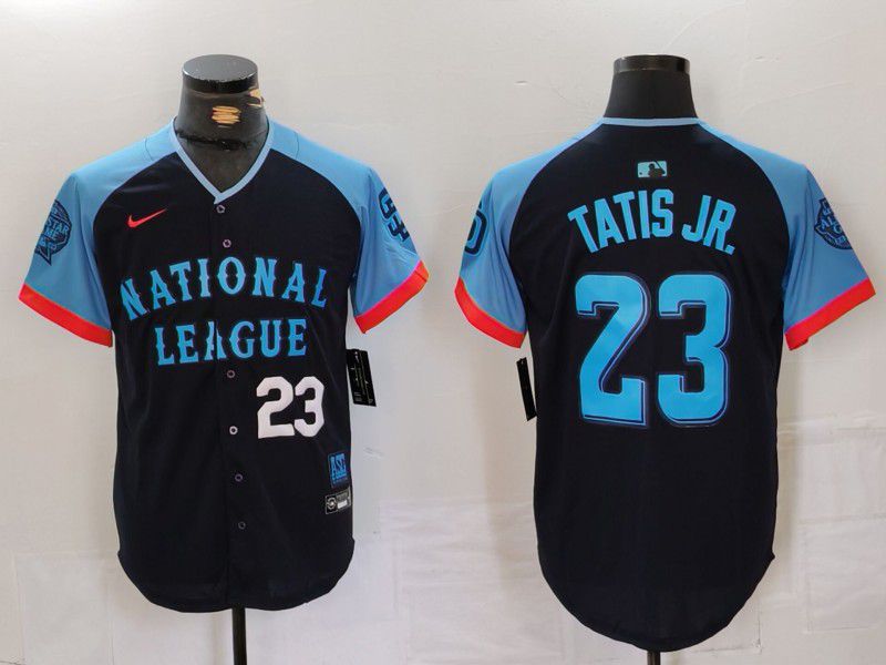 Men San Diego Padres #23 Tatis jr Blue All star 2024 Nike MLB Jersey style 5